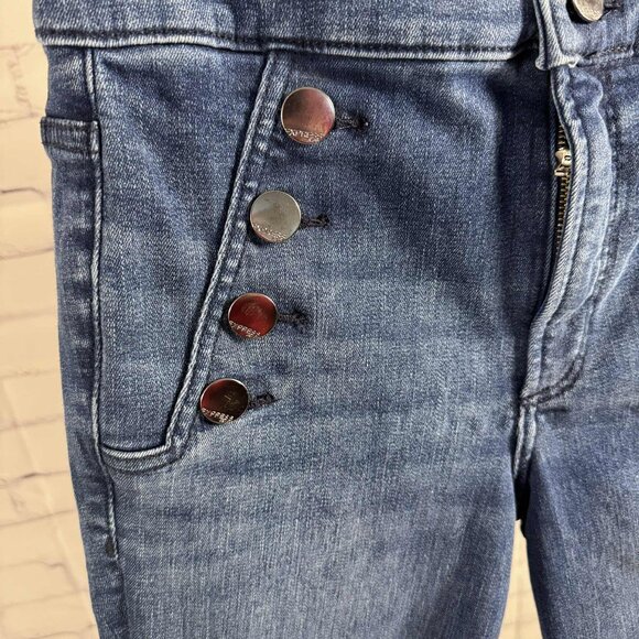 Express Super High Rise Ankle Legging Jeans – Size 6L | Stretch+ Denim Perfect - Picture 2 of 10